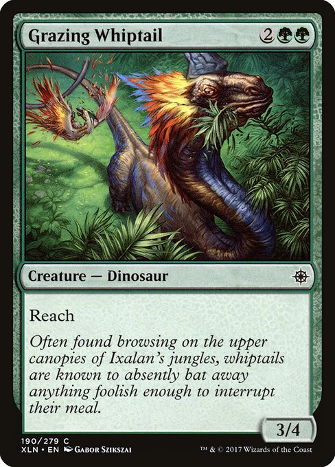 Grazing Whiptail (190) (Foil) - Ixalan