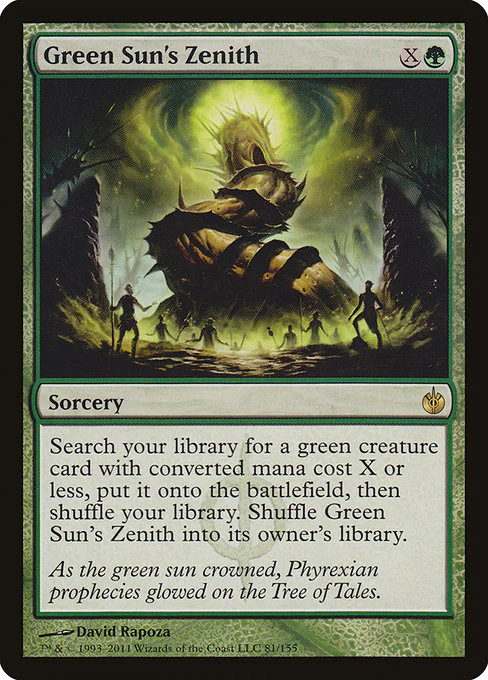Green Sun's Zenith (81) - Mirrodin Besieged
