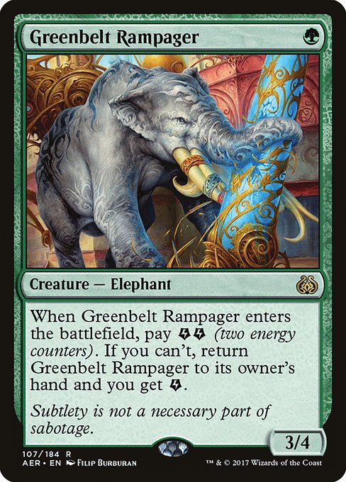 Greenbelt Rampager (107) - Aether Revolt
