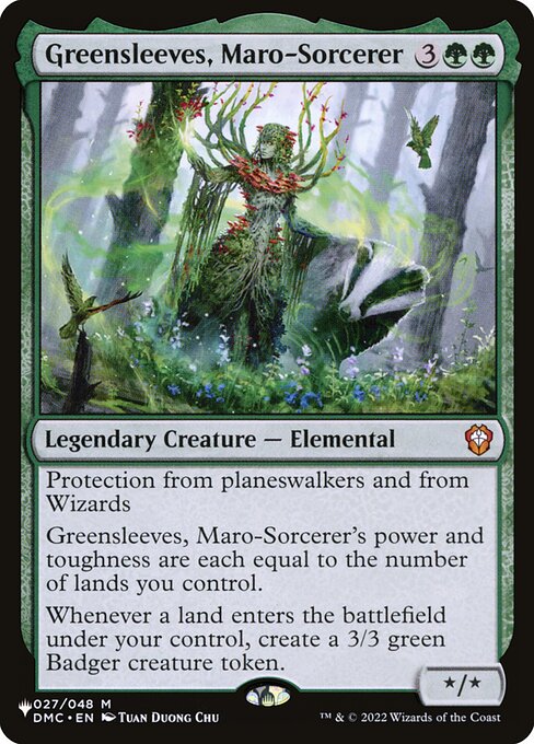 Greensleeves, Maro-Sorcerer (DMC-27) - The List