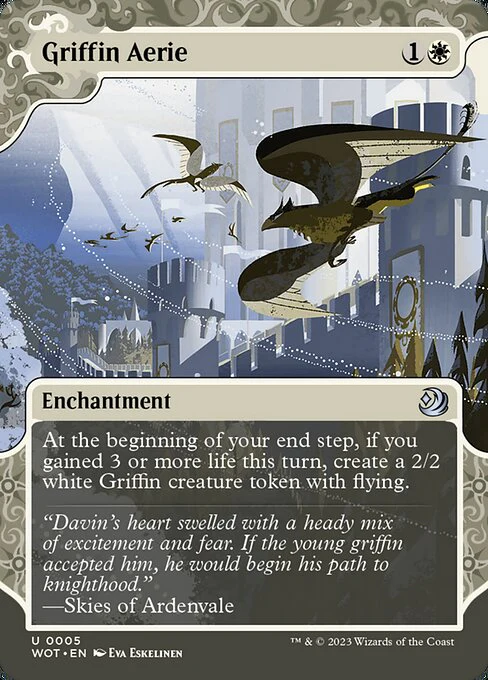 Griffin Aerie (5) - BORDERLESS - Wilds of Eldraine: Enchanting Tales