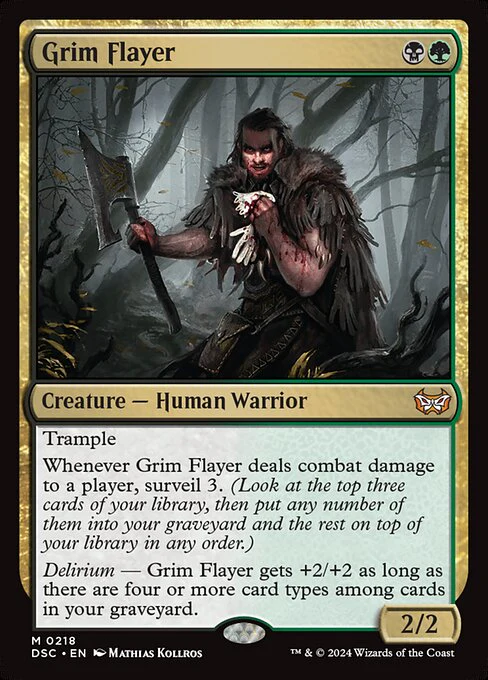Grim Flayer (218) - Duskmourn: House of Horror Commander