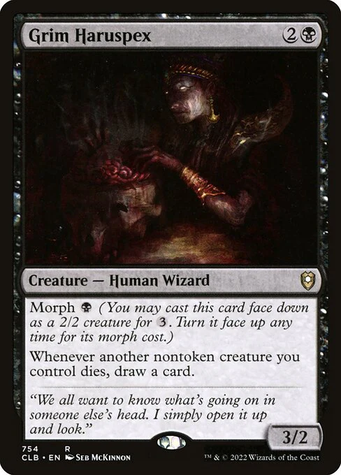 Grim Haruspex (754) - Commander Legends: Battle for Baldur's Gate