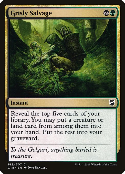 Grisly Salvage (182) - Commander 2018