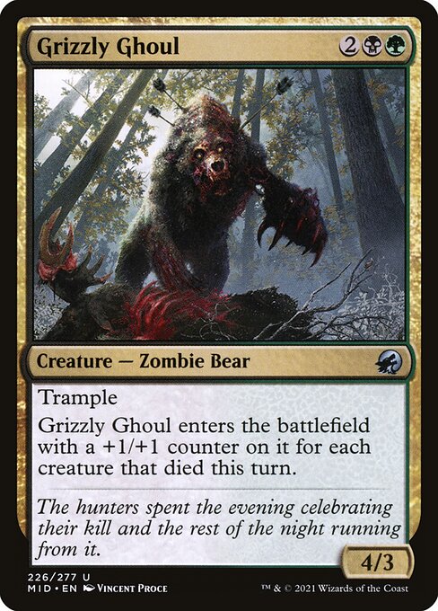 Grizzly Ghoul (226) (Foil) - Innistrad: Midnight Hunt
