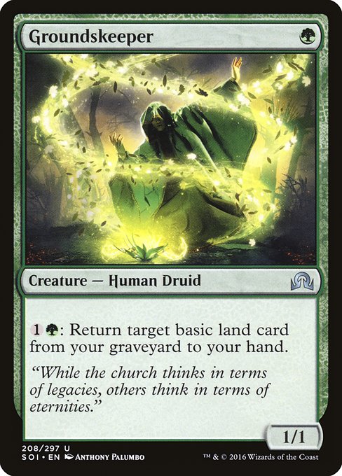 Groundskeeper (208) (Foil) - Shadows over Innistrad