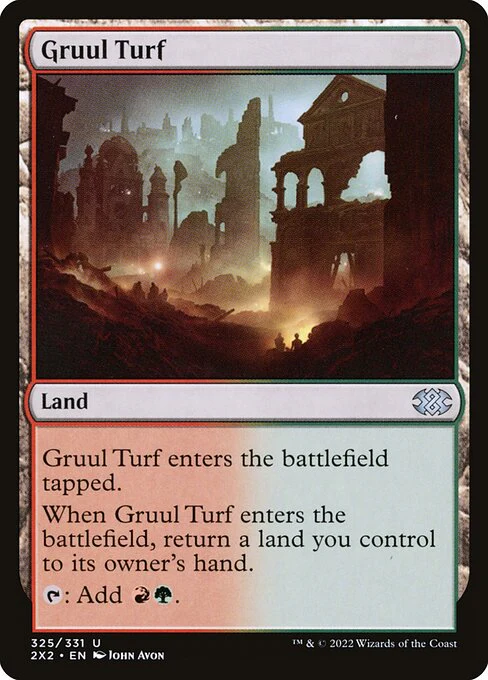 Gruul Turf (325) (Foil) - Double Masters 2022