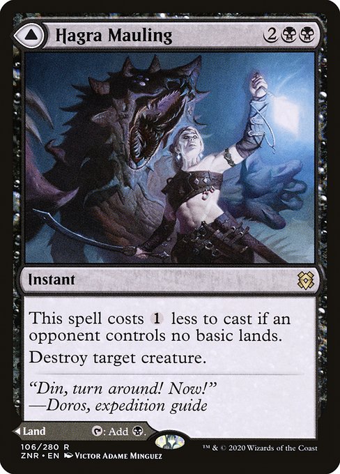 Hagra Mauling // Hagra Broodpit (106) - Zendikar Rising