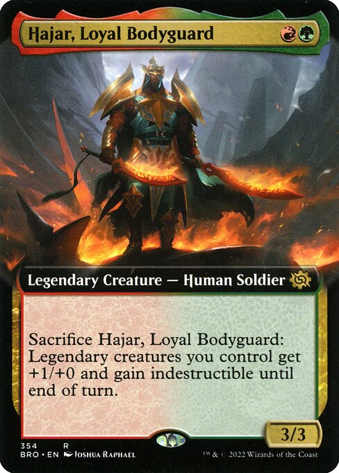 Hajar, Loyal Bodyguard (354) - EXTENDED ART - The Brothers' War