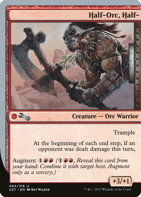 Half-Orc, Half- (84) (Foil) - Unstable