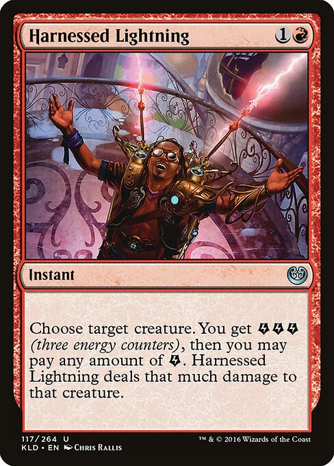 Harnessed Lightning (117) (Foil) - Kaladesh
