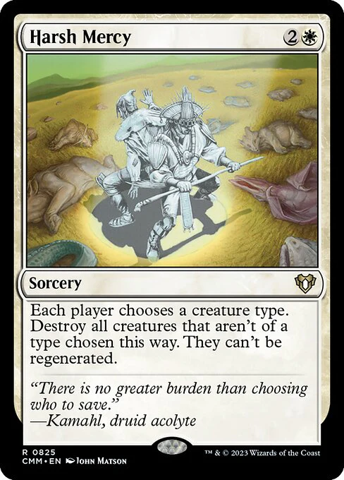 Harsh Mercy (825) - Commander Masters