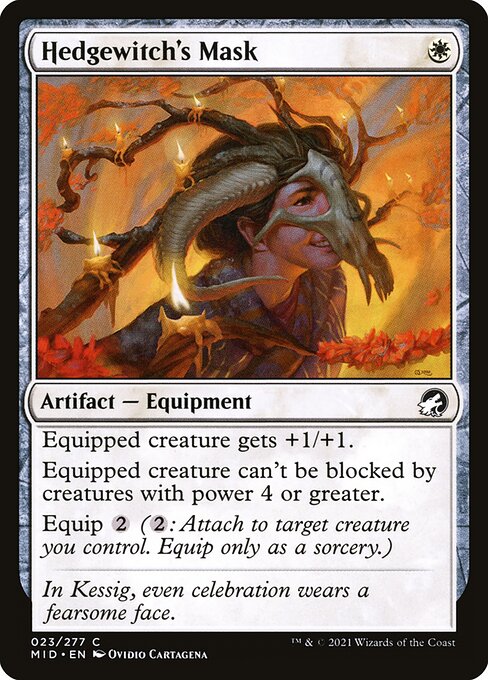 Hedgewitch's Mask (23) (Foil) - Innistrad: Midnight Hunt