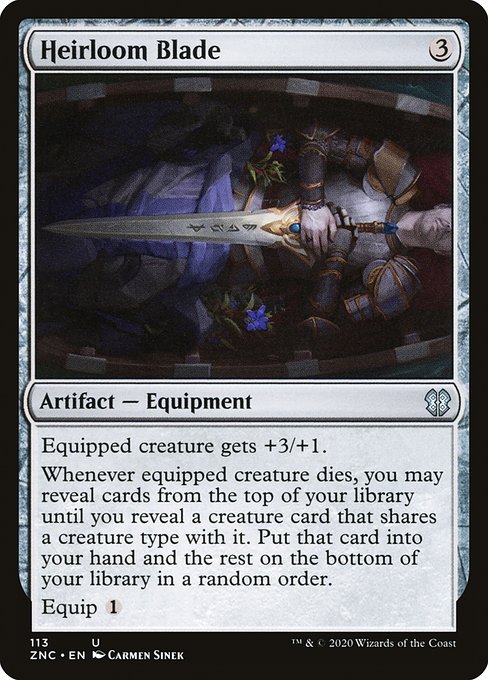 Heirloom Blade (113) - Zendikar Rising Commander