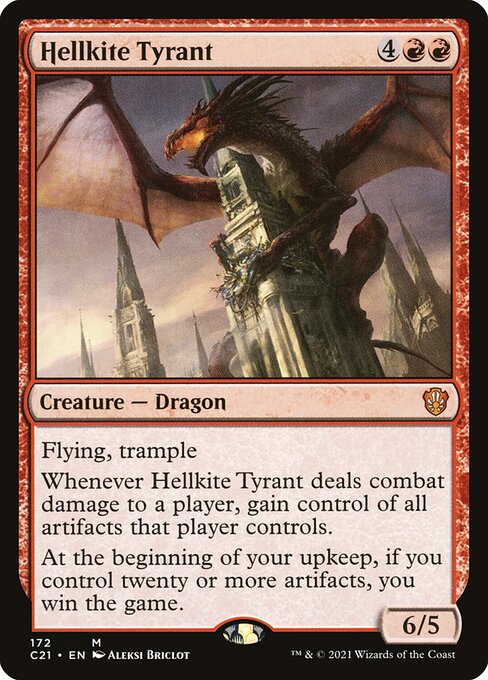 Hellkite Tyrant (172) - Commander 2021