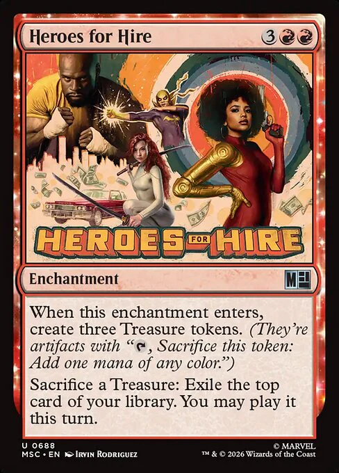 Heroes for Hire (688) - Marvel Super Heroes Commander