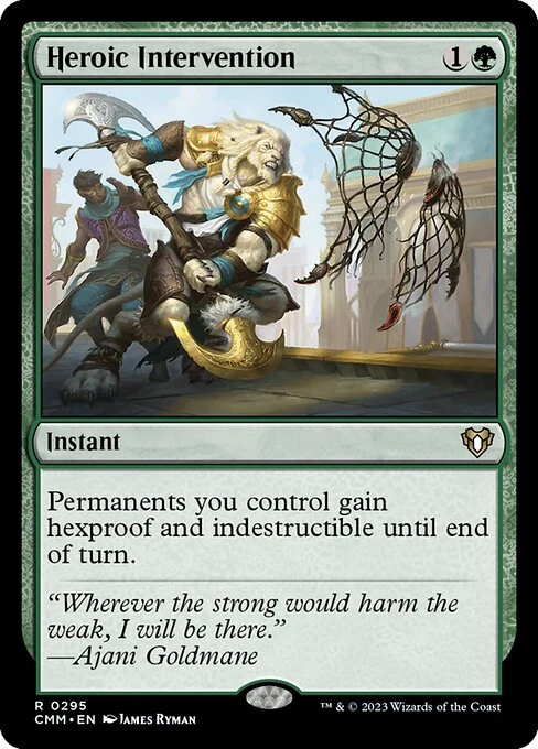 Heroic Intervention (295) - Commander Masters
