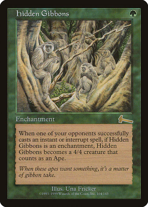 Hidden Gibbons (104) (Foil) - Urza's Legacy