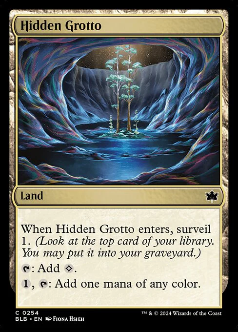 Hidden Grotto (254) - Bloomburrow