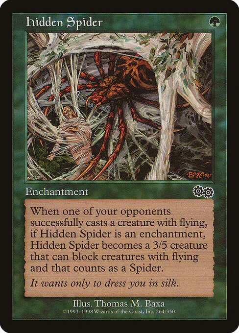 Hidden Spider (264) - Urza's Saga