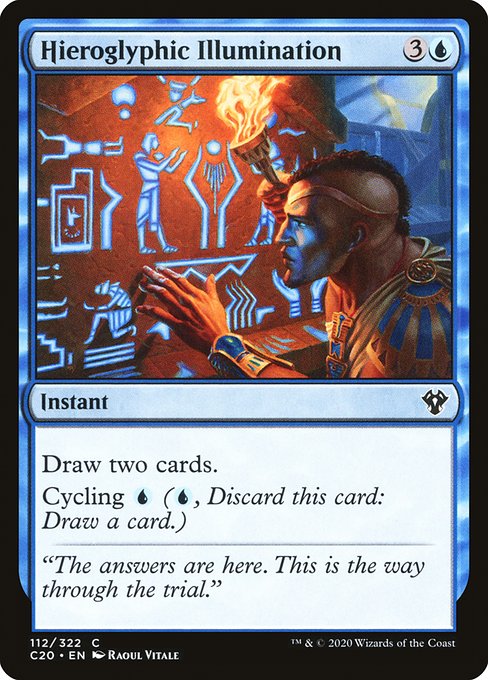 Hieroglyphic Illumination (112) - Commander 2020