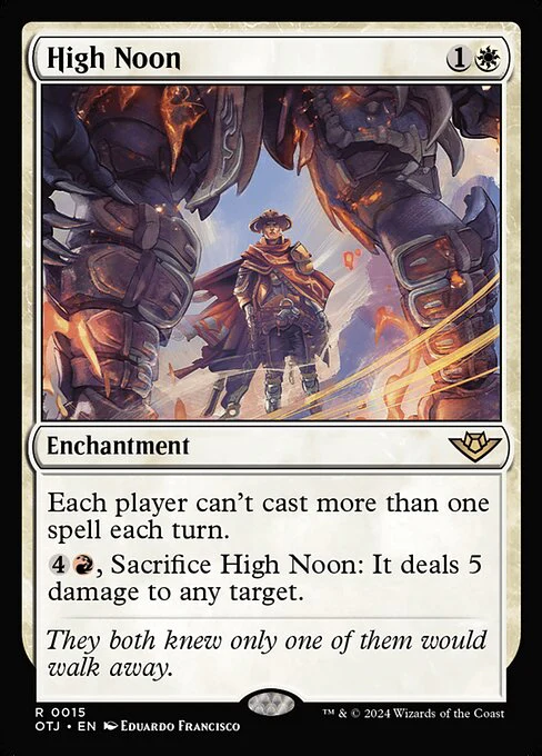 High Noon (15) (Foil) - Outlaws of Thunder Junction