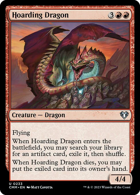 Hoarding Dragon (233) (Foil) - Commander Masters