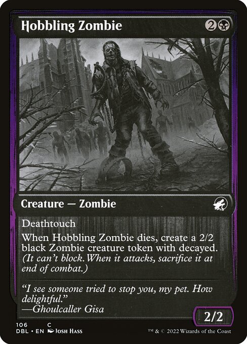 Hobbling Zombie (106) - Innistrad: Double Feature