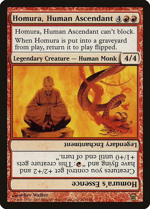Homura, Human Ascendant // Homura's Essence (103) - Saviors of Kamigawa