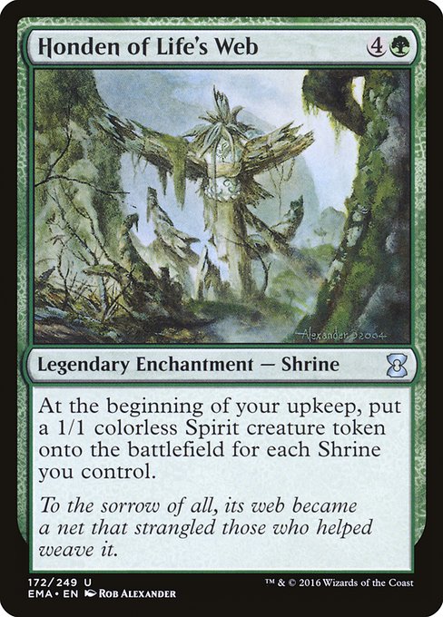 Honden of Life's Web (172) (Foil) - Eternal Masters