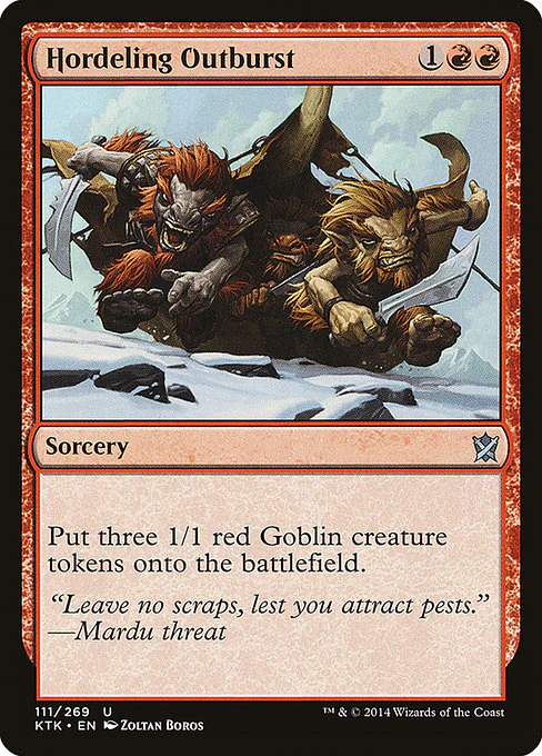 Hordeling Outburst (111) - Khans of Tarkir