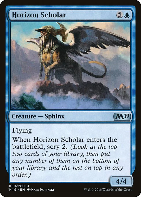 Horizon Scholar (59) (Foil) - Core Set 2019