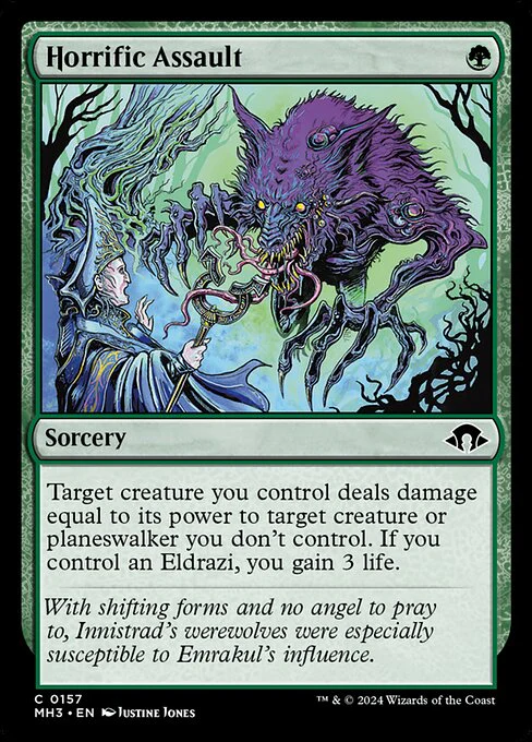 Horrific Assault (157) (Foil) - Modern Horizons 3