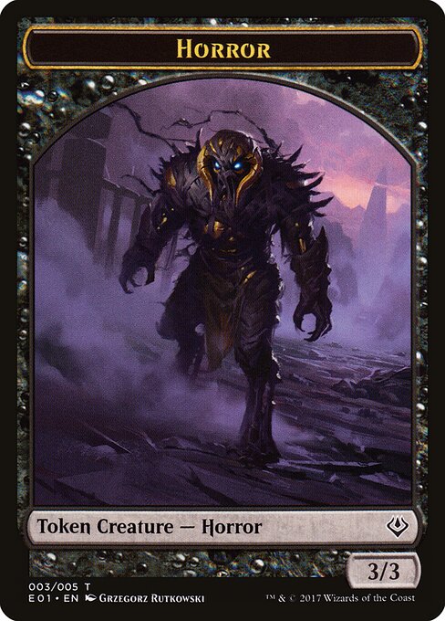Horror (3) - Archenemy: Nicol Bolas Tokens