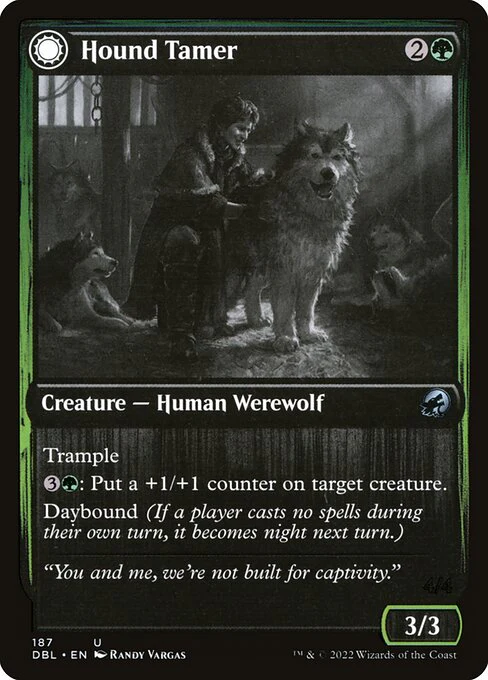 Hound Tamer // Untamed Pup (187) - Innistrad: Double Feature