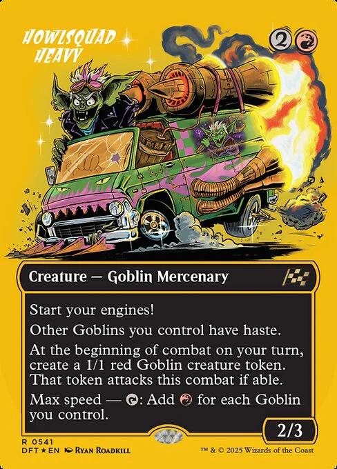 Howlsquad Heavy (541) - BORDERLESS (Foil) - Aetherdrift