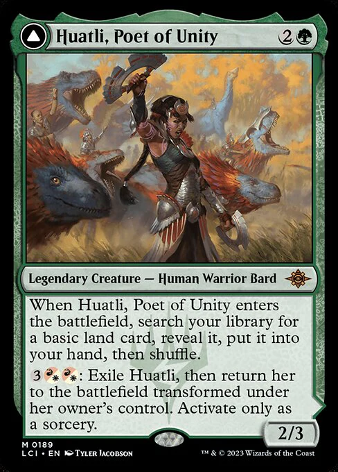 Huatli, Poet of Unity // Roar of the Fifth People (189) - The Lost Caverns of Ixalan