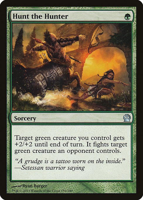 Hunt the Hunter (159) (Foil) - Theros