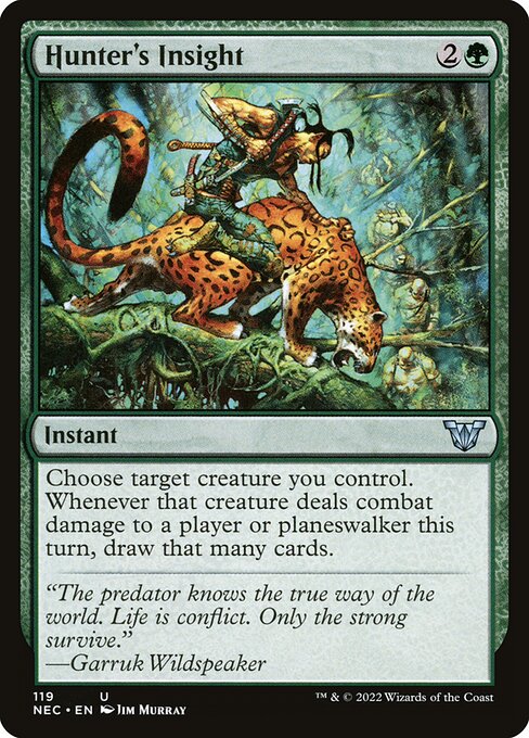 Hunter's Insight (119) - Neon Dynasty Commander