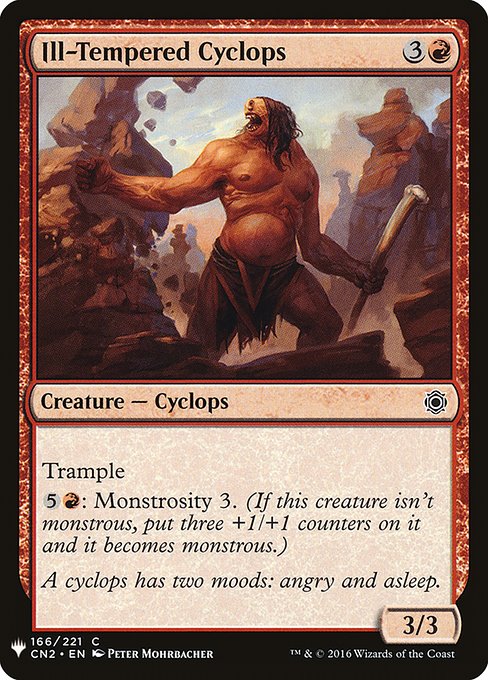 Ill-Tempered Cyclops (CN2-166) - The List
