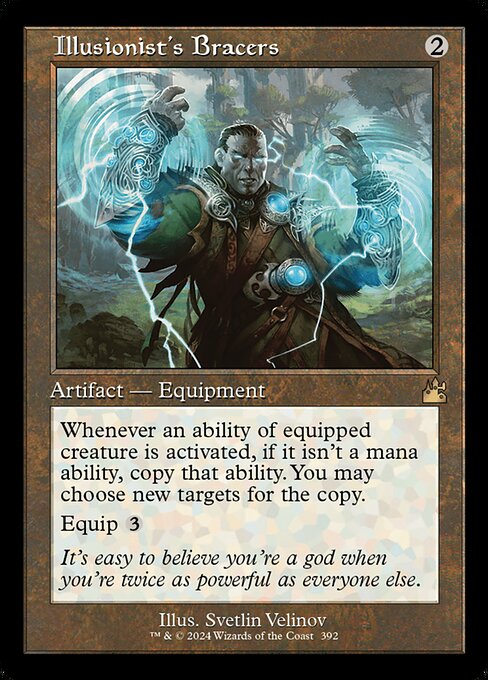 Illusionist's Bracers (392) (Foil) - Ravnica Remastered