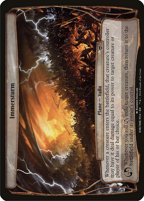 Immersturm (38) - OVERSIZE - Planechase Anthology Planes