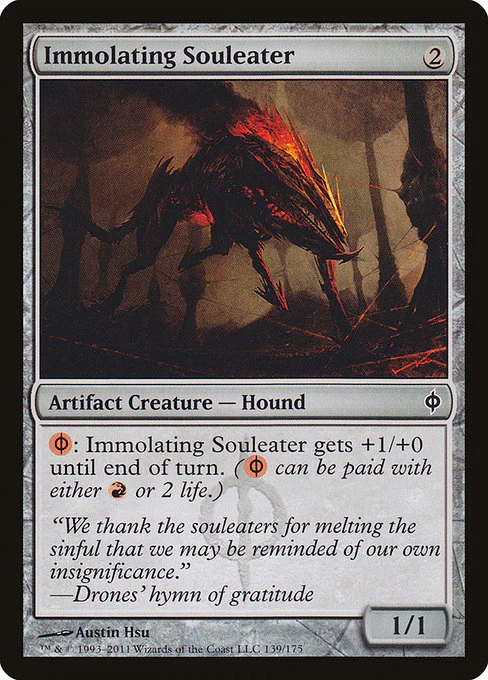 Immolating Souleater (139) (Foil) - New Phyrexia