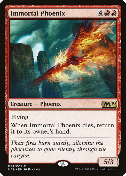 Immortal Phoenix (GP4) (Foil) - M19 Gift Pack