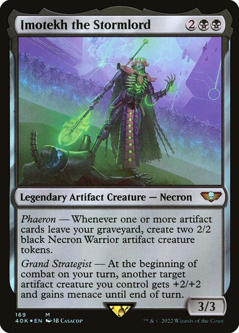 Imotekh the Stormlord (169) (Foil) - Warhammer 40,000 Commander