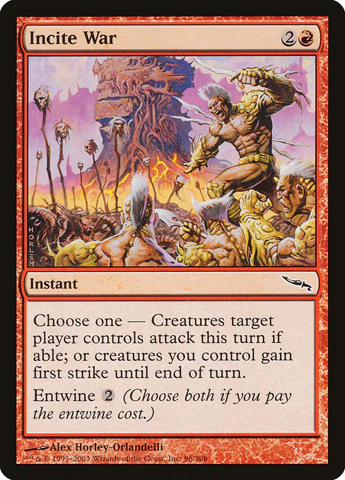 Incite War (96) (Foil) - Mirrodin