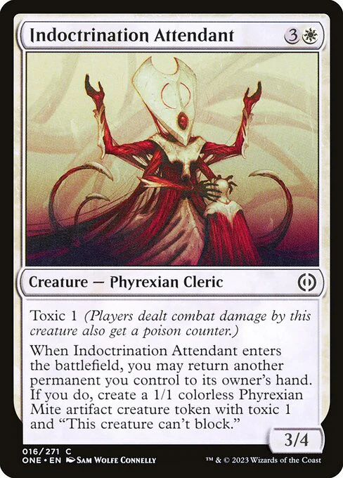 Indoctrination Attendant (16) - Phyrexia: All Will Be One