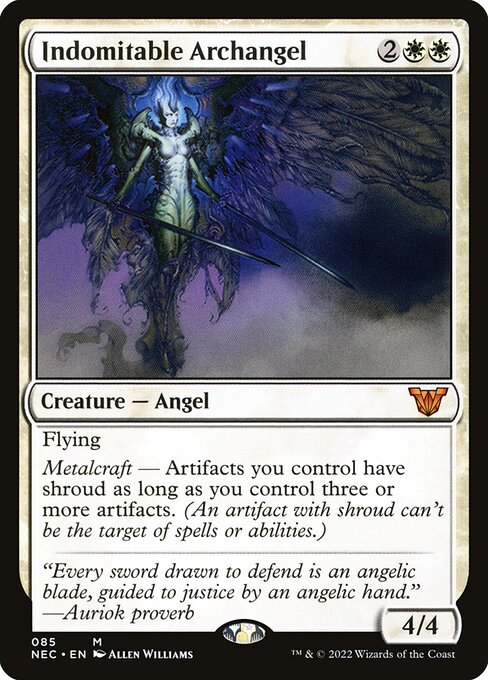 Indomitable Archangel (85) - Neon Dynasty Commander