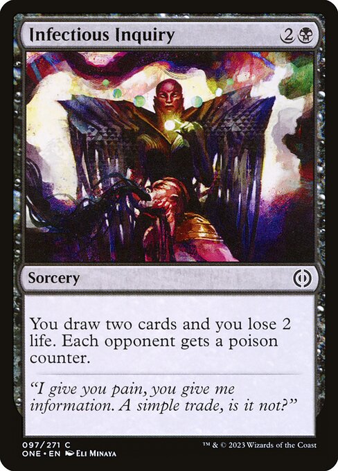 Infectious Inquiry (97) (Foil) - Phyrexia: All Will Be One