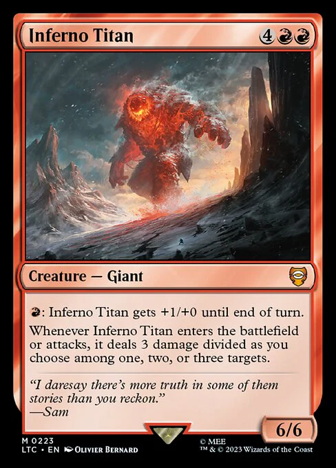 Inferno Titan (223) - Tales of Middle-earth Commander